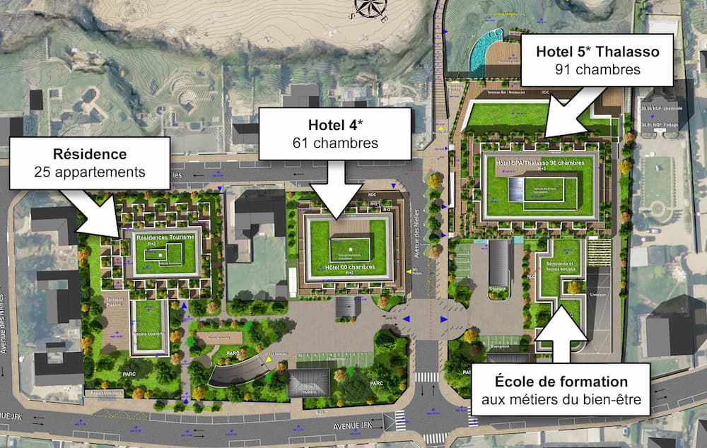 Le plan du projet des Nielles